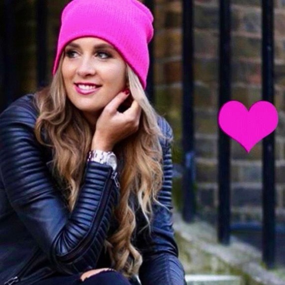 Cute Pink Beanie Warm Winter Hat - Go pink! - Picture 1 of 6
